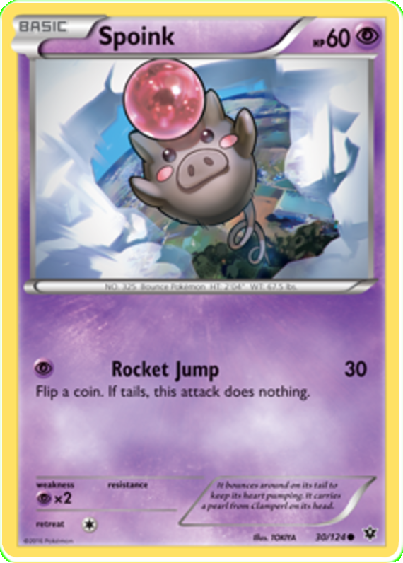 XY Fates Collide 030  Spoink