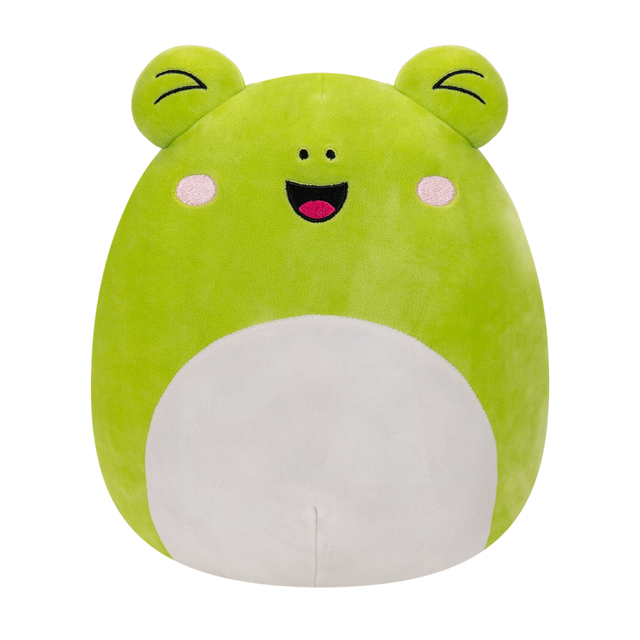 Squishmallows Wyatt the Green laughing frog 12