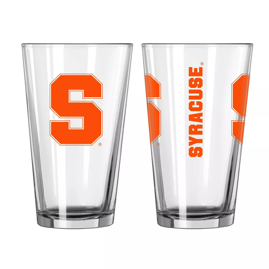 Syracuse Orange 16 Oz. Gameday Pint Glasses Set