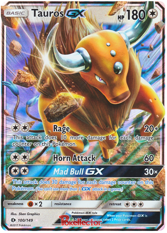 Sun and Moon Sun & Moon 100  Tauros GX