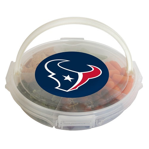 Houston Texans Food Caddy with Lid