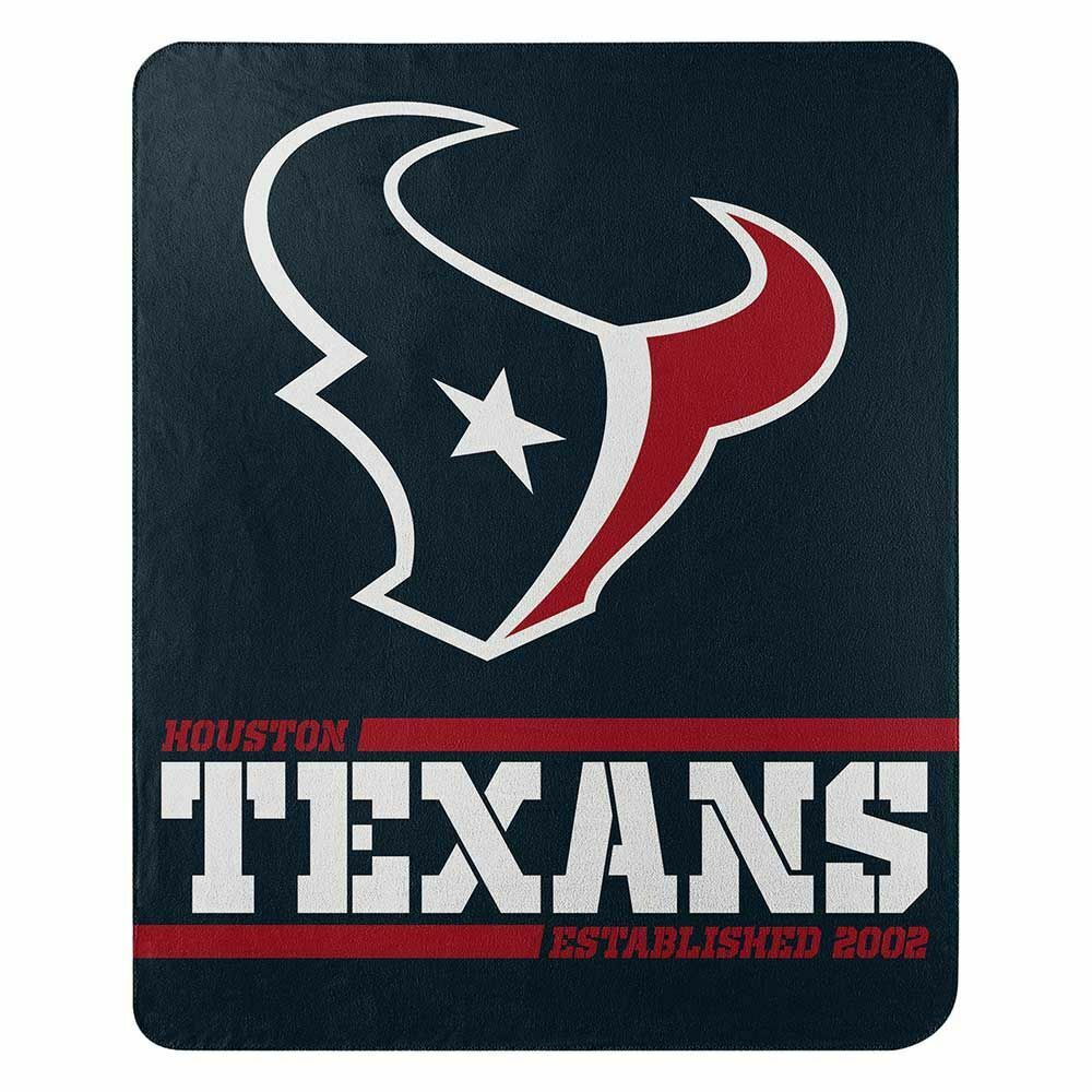Houston Texans NFL Split Wide Fleece Blanket 50