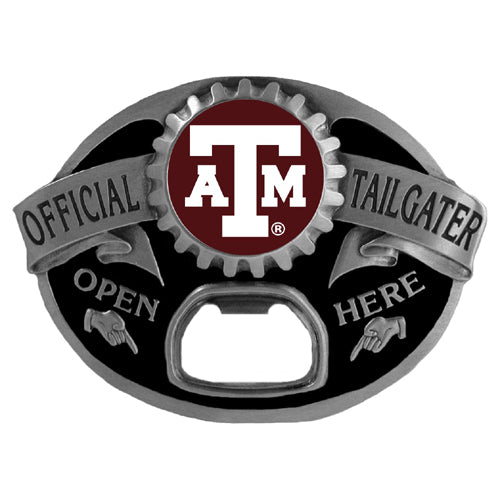Texas A & M Aggies Tailgater Belt Buckle Bottle Opener