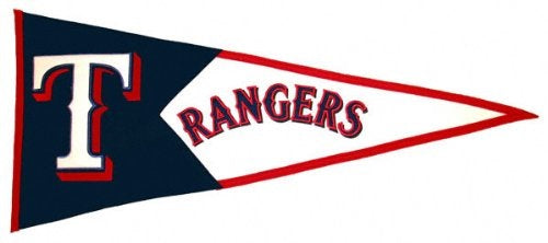 Texas Rangers Classic Pennant