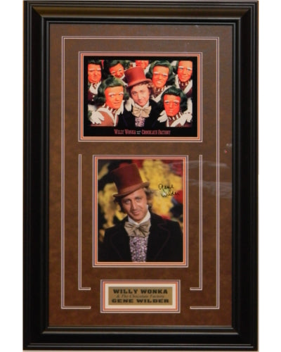 Gene Wilder Autographed Willy Wonka 8x10 Framed