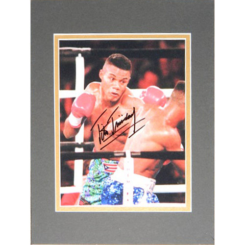 Tito Trinidad Signed Autographed 8x10 Matted - walk-of-famesports