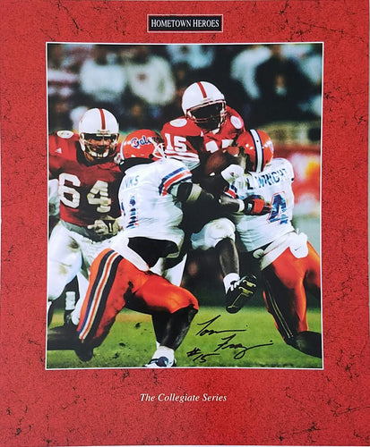 Tommie Frazier  Signed Autographed 8x10 - walk-of-famesports