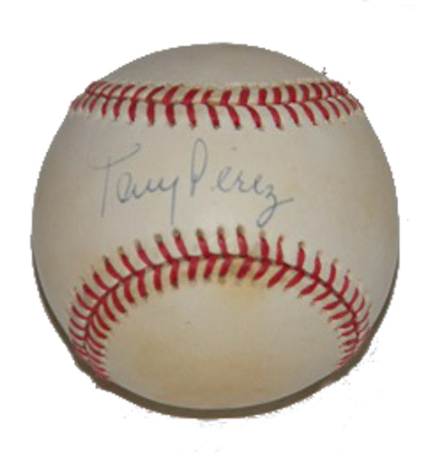 Tony Perez Signed Autographed Baseball - walk-of-famesports