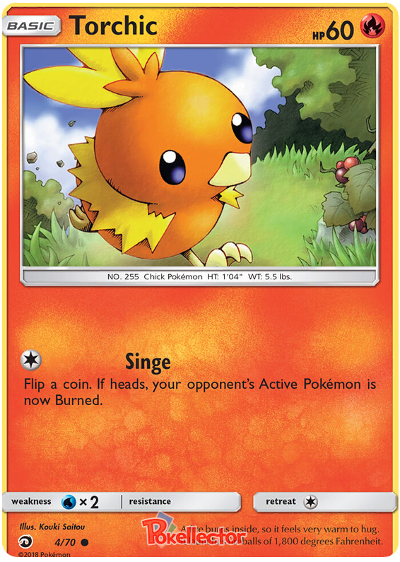 Sun and Moon Dragon Majesty 04  Torchic