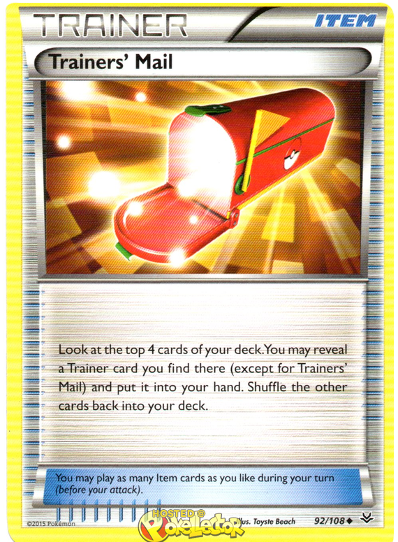 XY Roaring Skies 092  Trainers' Mail