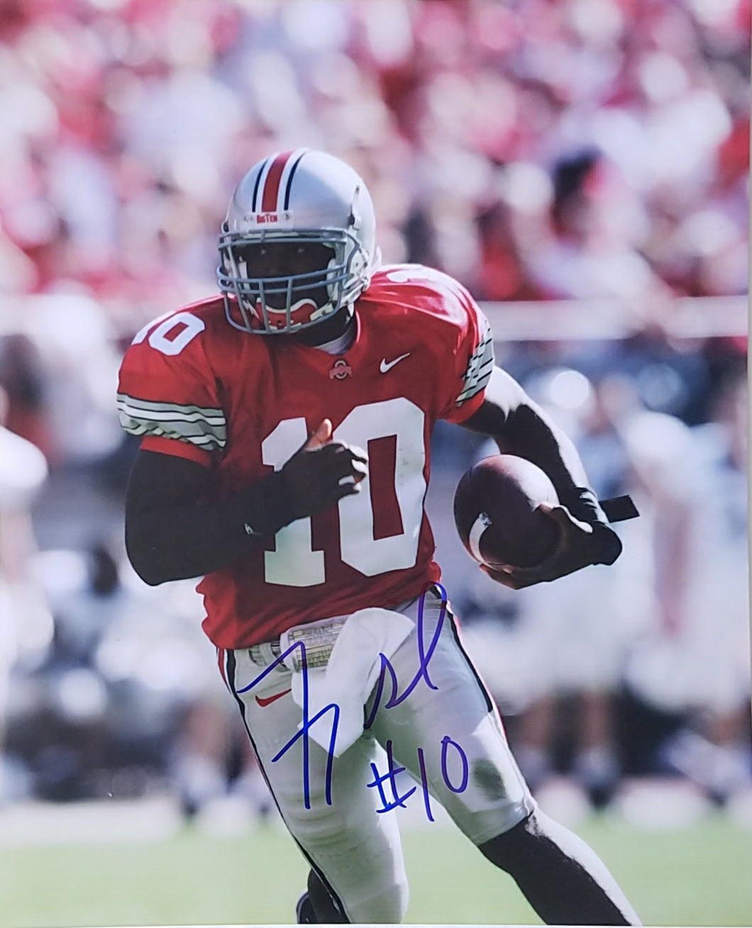 Troy Smith  Signed Autographed 8x10 - walk-of-famesports
