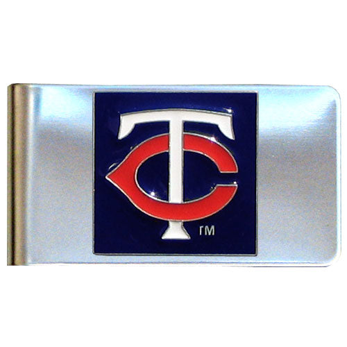 Minnesota Twins Stainless Steel Stainless Steel Money Clip
