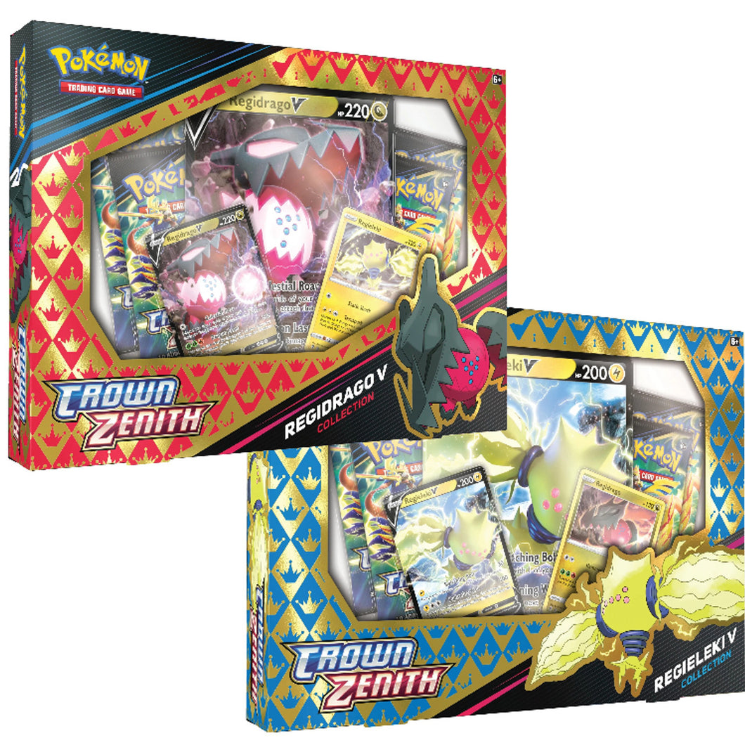Pokemon TCG Crown Zenith Collection Regieleki or Regidrago V