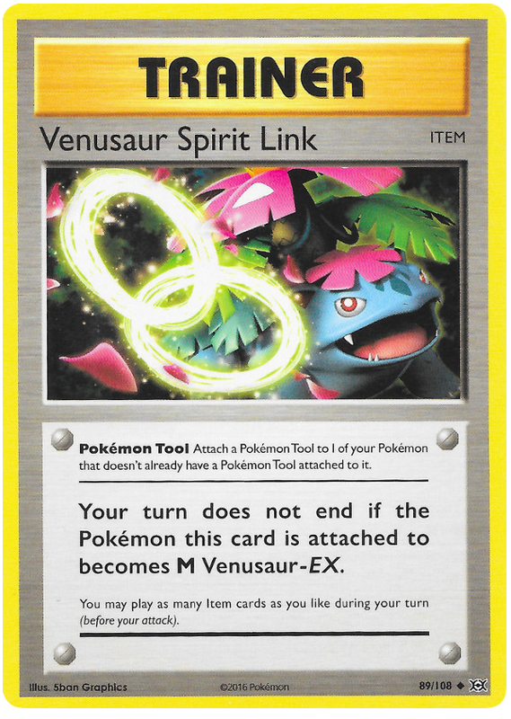 XY Evolutions 089  Venusaur Spirit Link