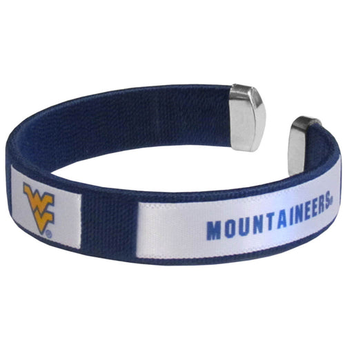 W. Virginia Mountaineers Fan Band Bracelet - walk-of-famesports