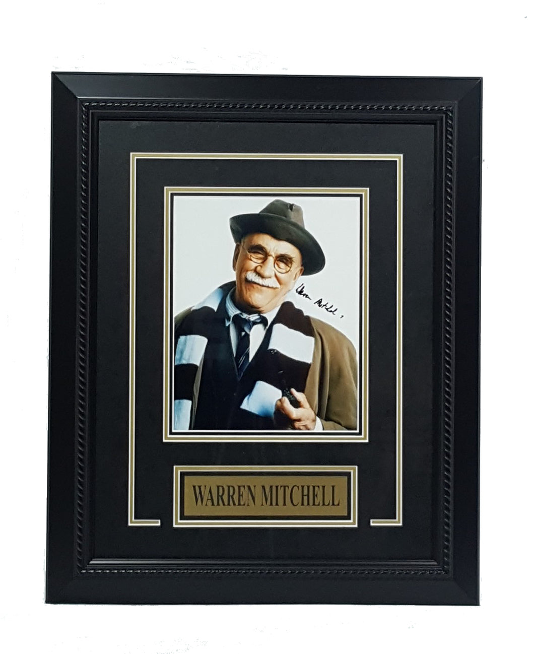 Warren Mitchell Autographed 8x10 Framed - walk-of-famesports