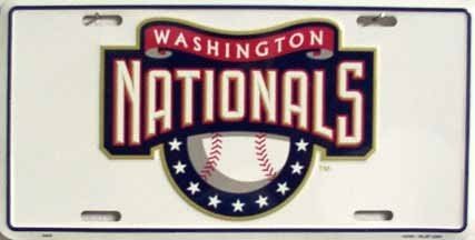 Washington Nationals Vanity License Plate - walk-of-famesports