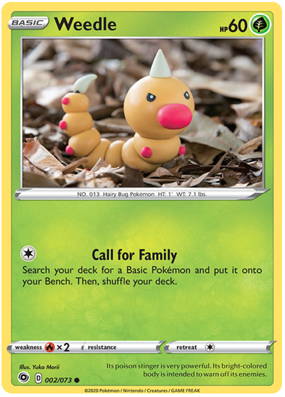 Sword and Shield Champion's Path 02  Weedle