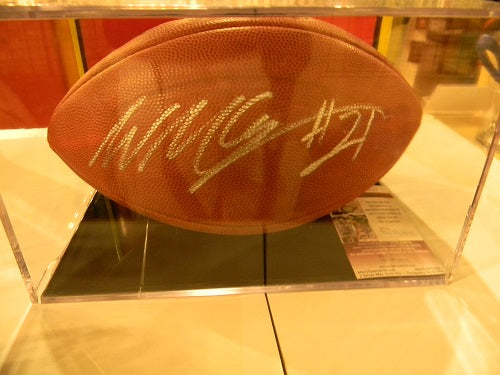 Willis McGahee Signed Autographed Taglibue Official NFL Football - walk-of-famesports