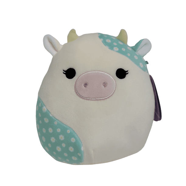 Squishmallows Belana the Cow with Floral Spots 8