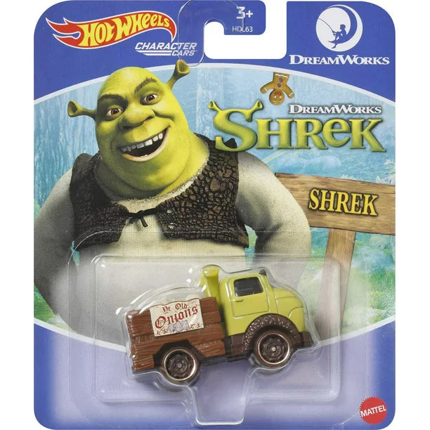 2023 Hot Wheels Entertainment Character Car - TMNT, Shrek, Jurassic World, Jurassic Park, Kung Fu Panda, Trolls - walk-of-famesports