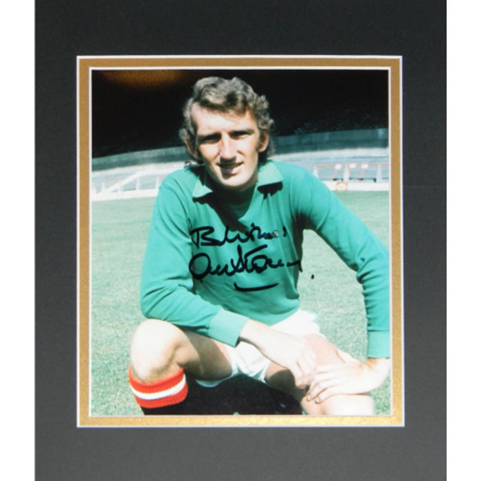 Alex Stepney Matted Signed Autographed 8x10