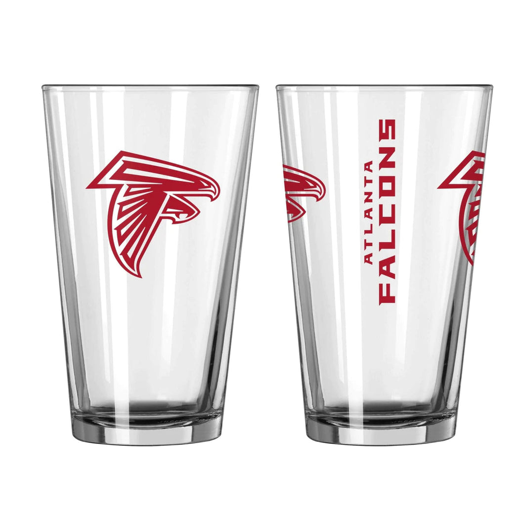 Atlanta Falcons 16 Oz. Gameday Pint Glasses Set