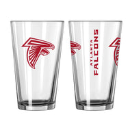 Atlanta Falcons 16 Oz. Gameday Pint Glasses Set