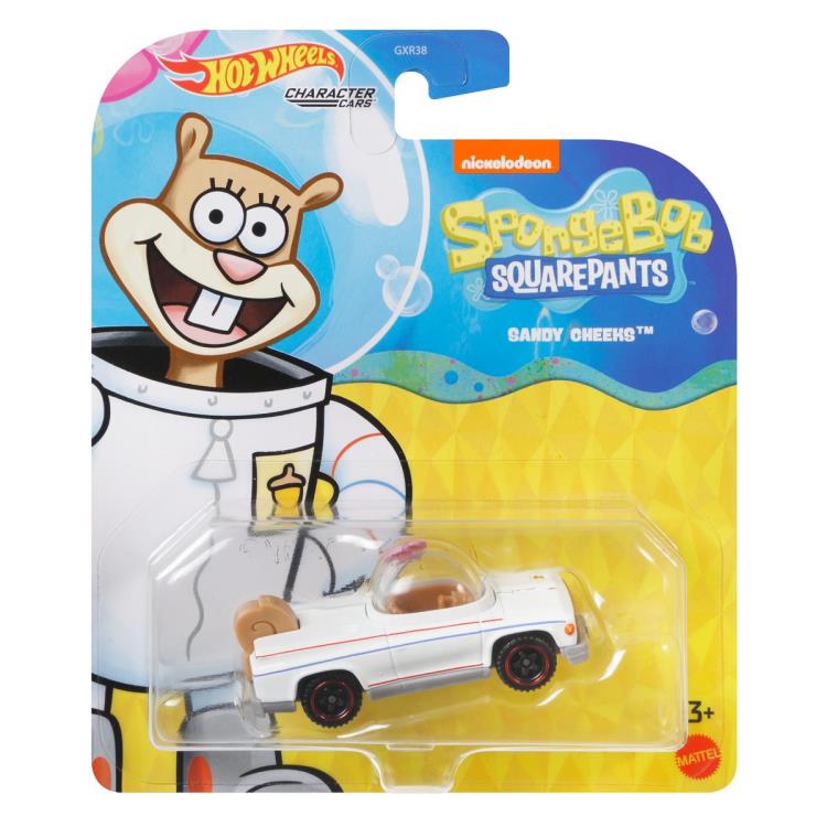 Hot Wheels Nickelodeon SpongeBob Sandy Cheeks Character Cars