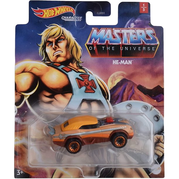 Hot Wheels He-Man Master Of The Universe Character Cars 1/5