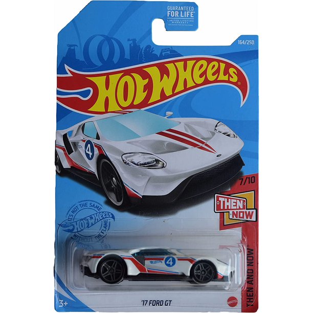 2021 Hot Wheels '17 Ford GT, Then And Now 7/10 White