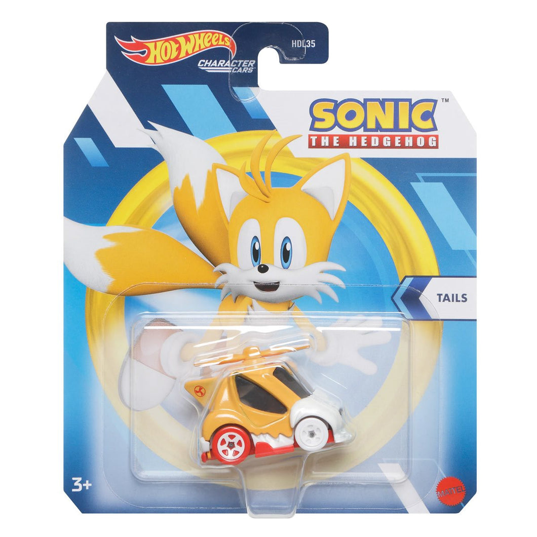 2023 Hot Wheels Sonic The Hedgehog Character Cars Tails
