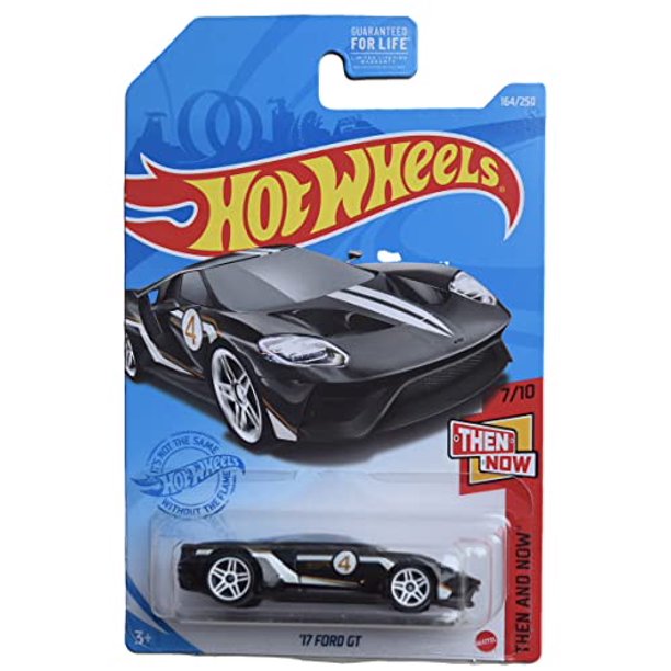 Hot Wheels '17 Ford GT, Then And Now 7/10 Black