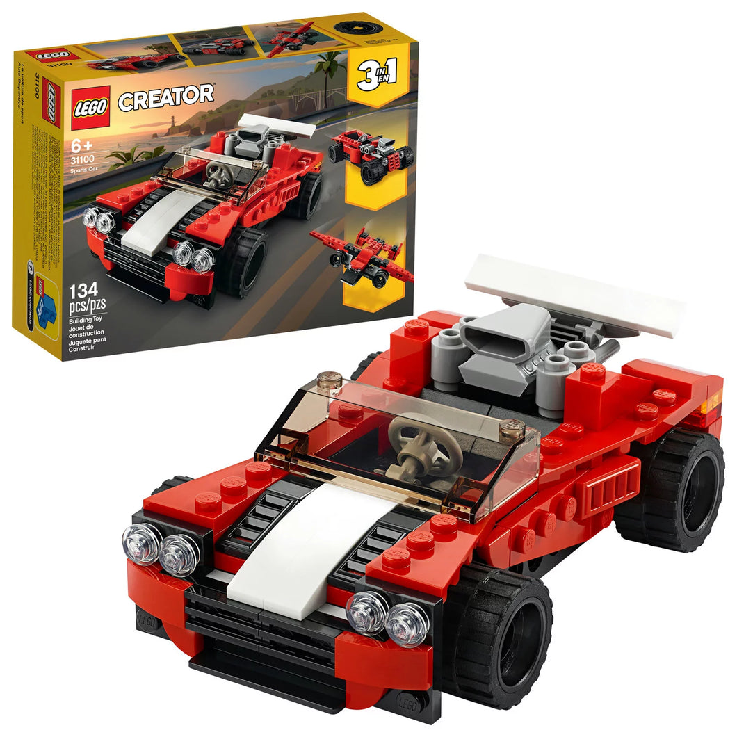 LEGO Creator 3in1 Sports Car Toy 31100 (Retired Product)