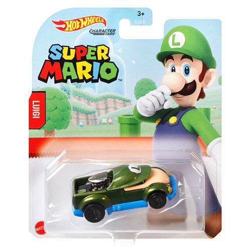 Hot Wheels Super Mario Character Cars Luigi