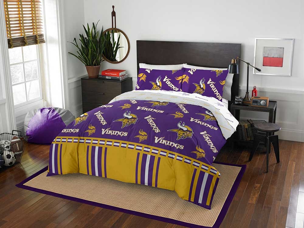 Minnesota Vikings Bed in Bag Comforter Set-Assorted Size