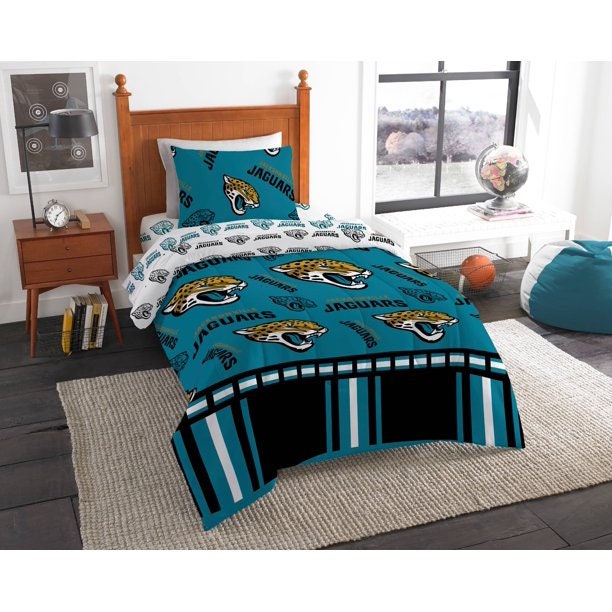 Jacksonville Jaguars TWIN Bed in Bag Comforter Set