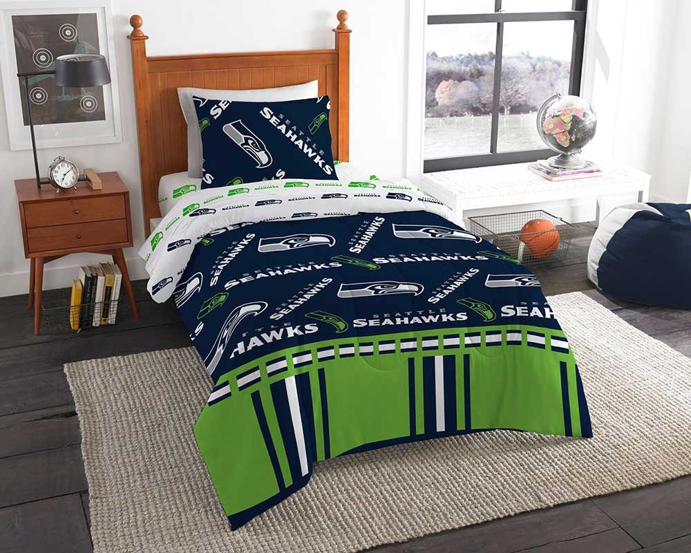 Seattle Seahawks TWIN Bed in Bag Comforter Set