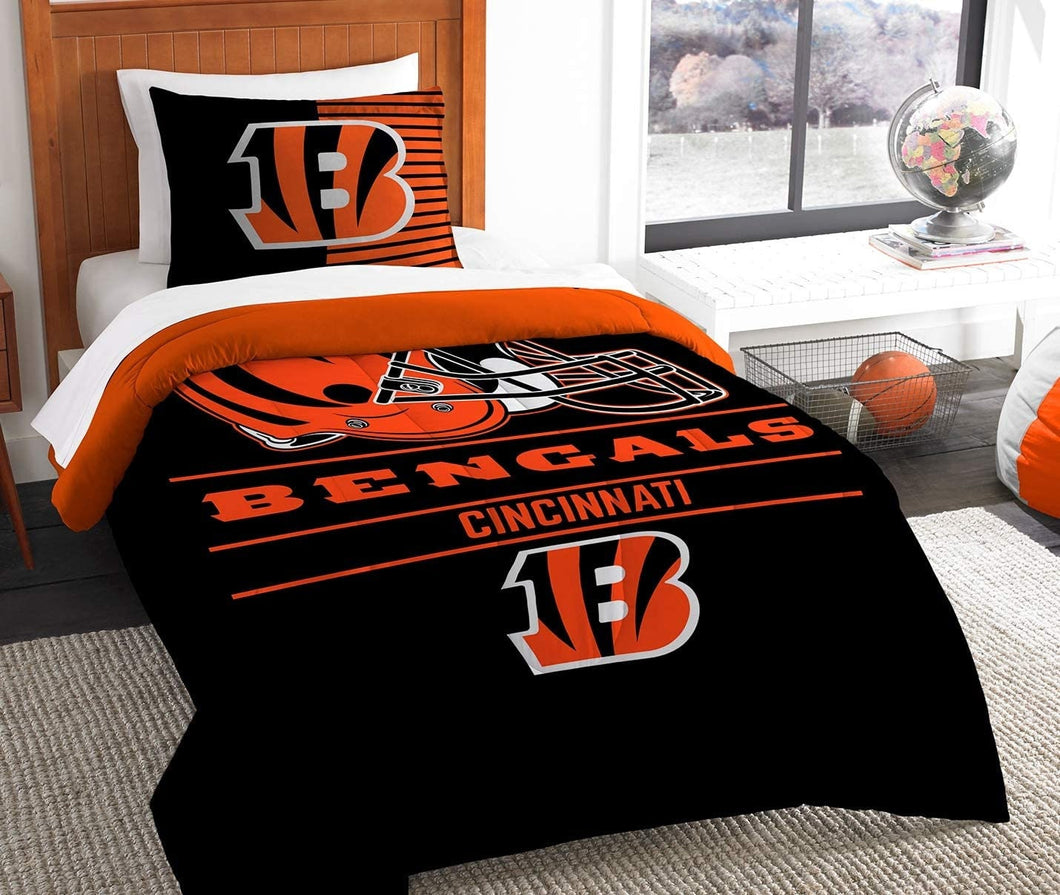 Cincinnati Bengals TWIN Comforter Set