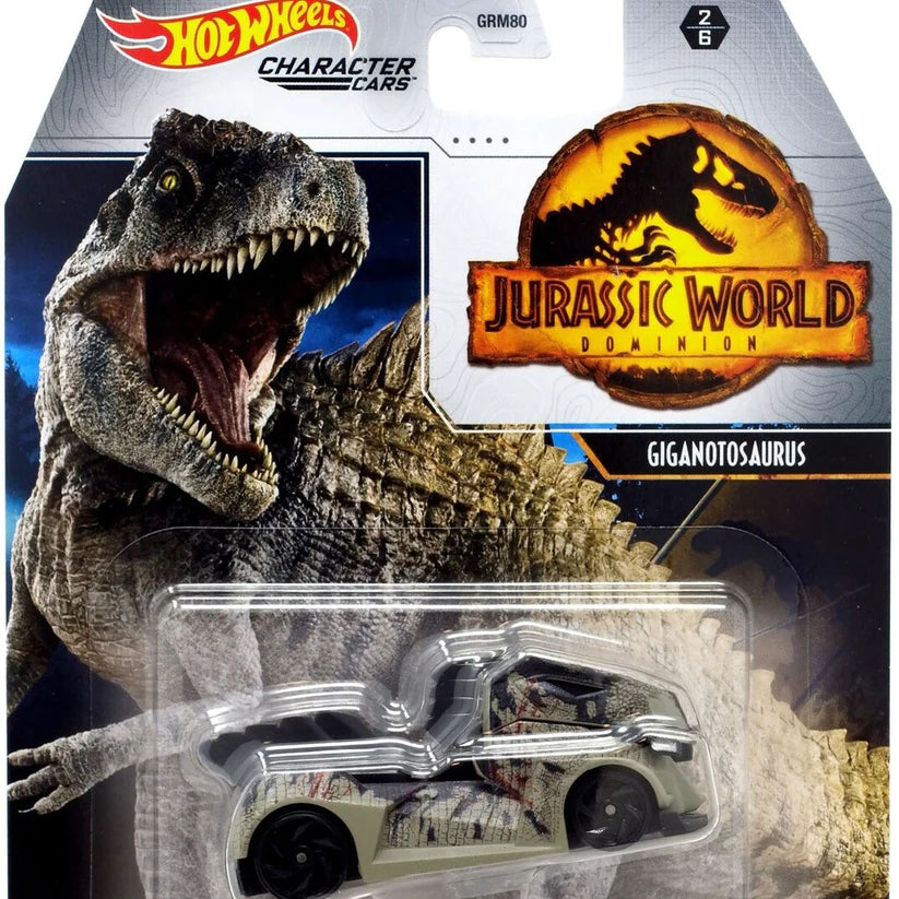 Hot Wheels Jurassic World Character Cars Giganotosaurus 2/6