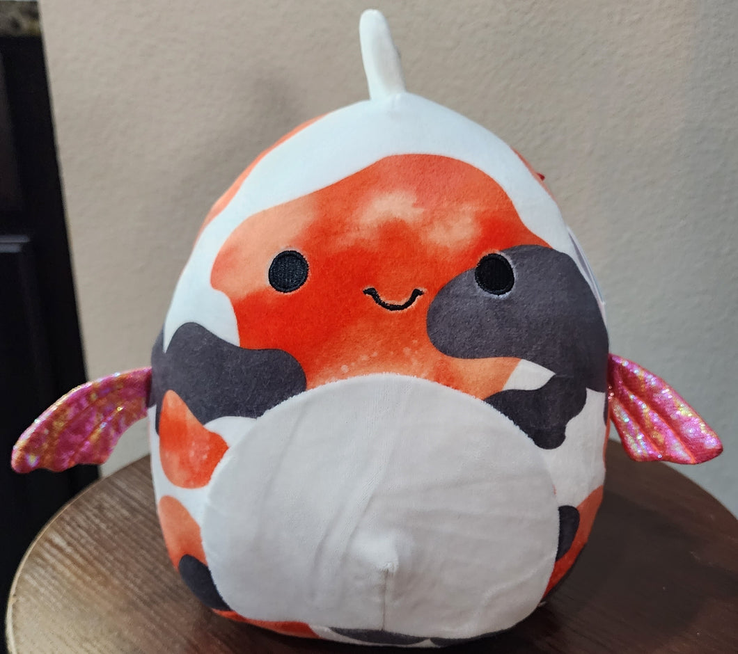 Squishmallows Dandii the Orange Koi Fish with Shimmering Pink Fins 8