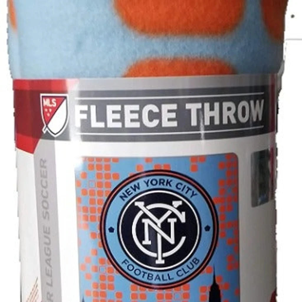 New York City FC Skyline Fleece Blanket