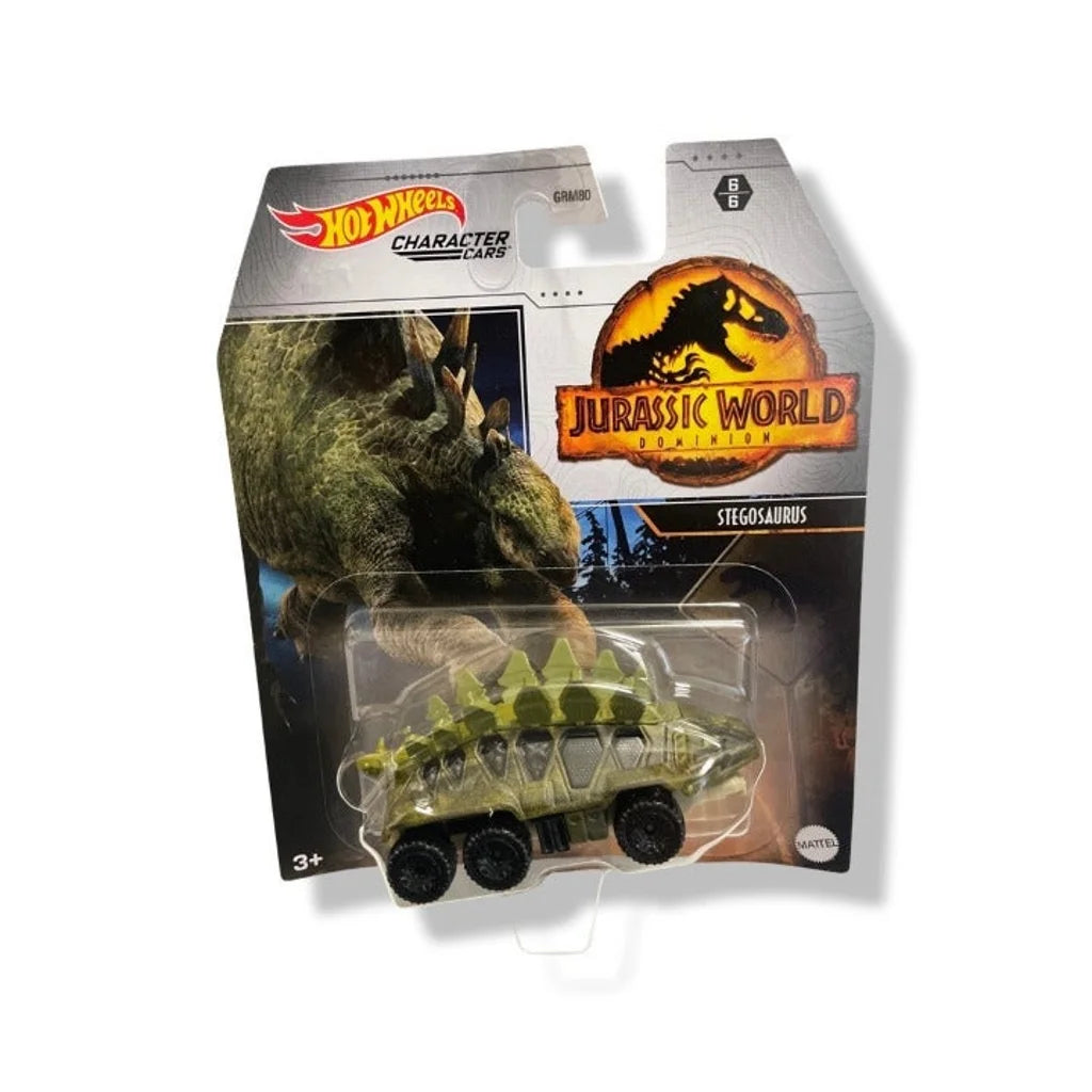 Hot Wheels Jurassic World Character Cars Stegosaurus 6/6
