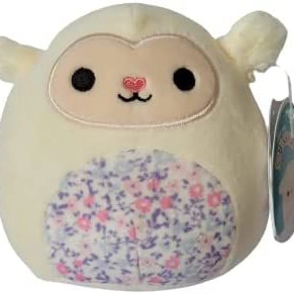Squishmallows Sophie the Lamb with Pink Floral Belly 5