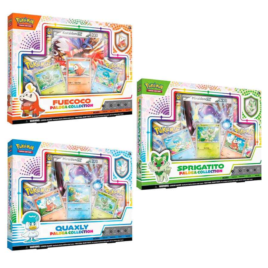 Pokemon TCG: Paldea Collection Box (3 Box Set)