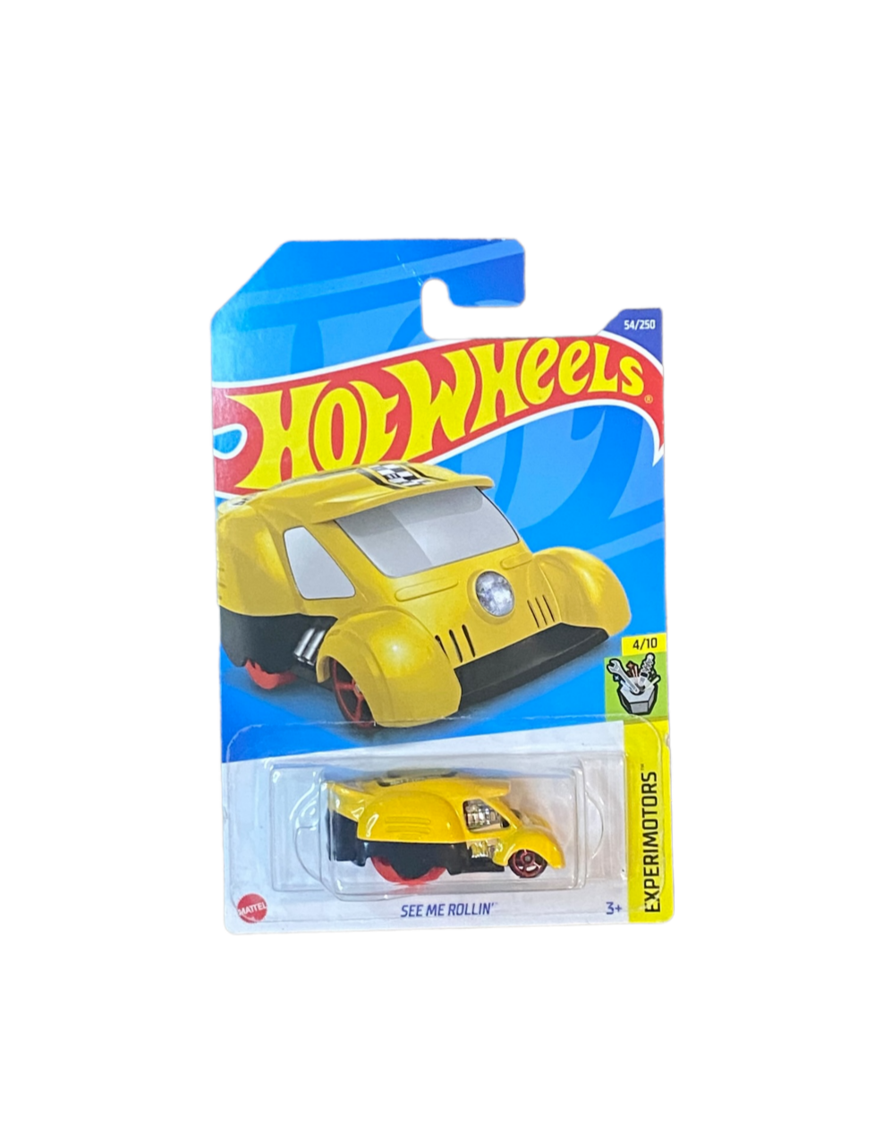 Hot Wheels See Me Rollin' YELLOW Experimotors 4/10 54/250