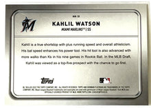 将图片加载到图库查看器，2022 Bowman Platinum Minted in Merit Kahlil Watson #MM-10 Miami Marlins
