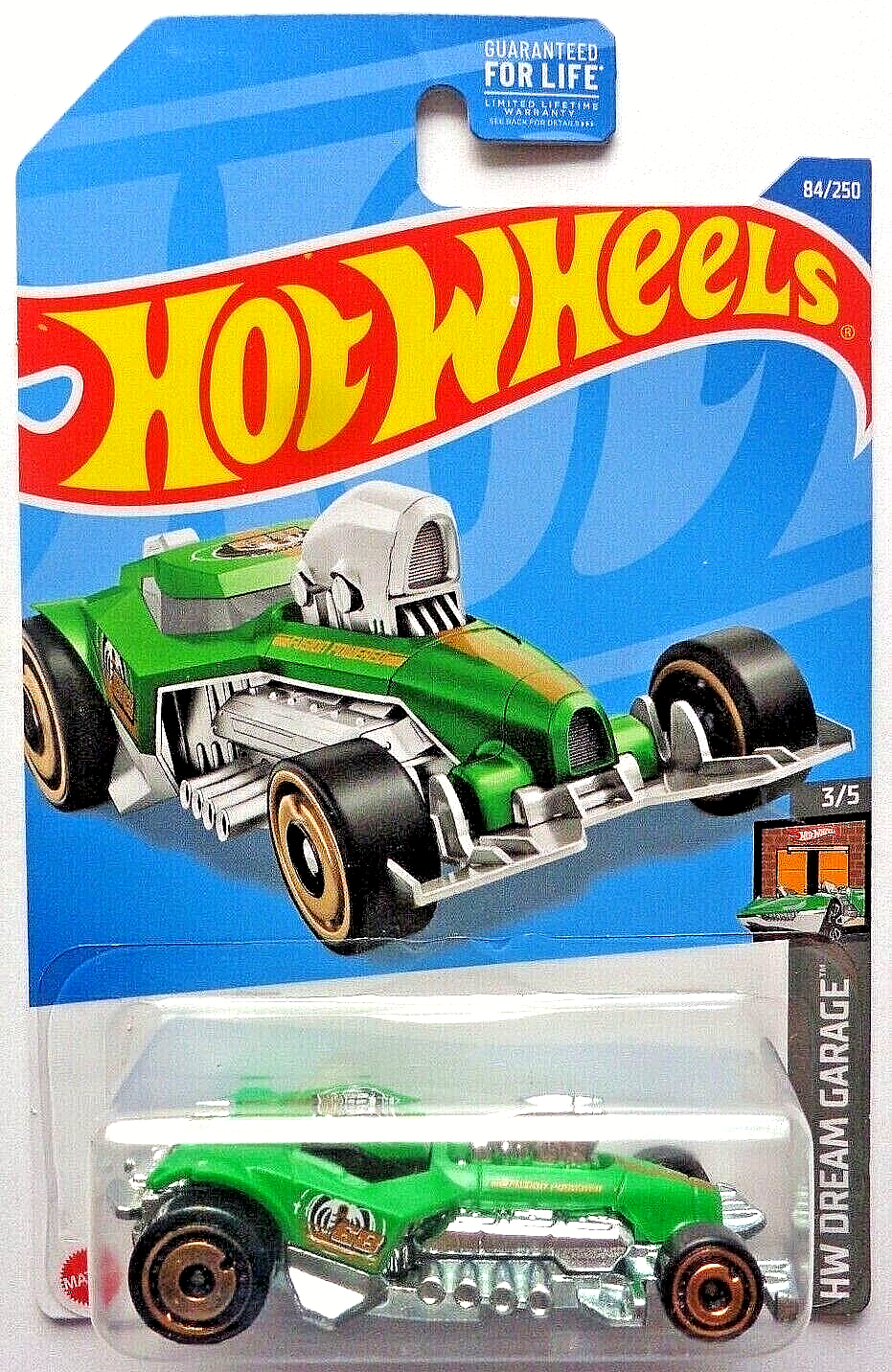 Hot Wheels FusionBusta Green HW Dream Garage 3/5 84/250