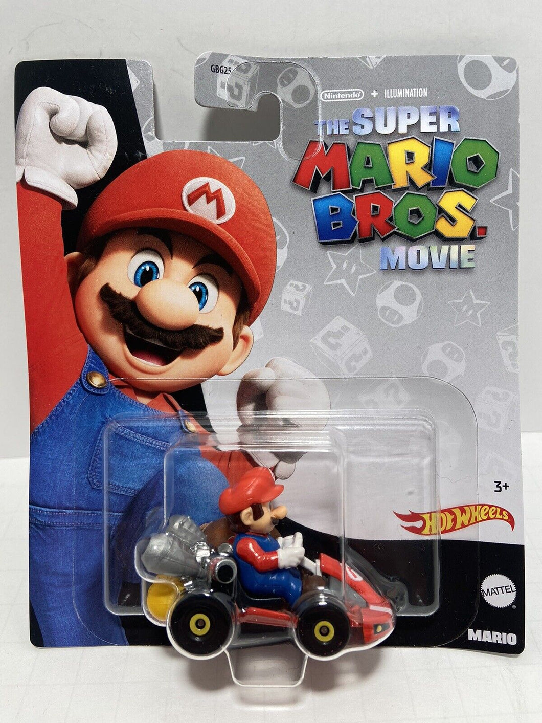 2023 Hot Wheels The Super Mario Bros. Movie MarioKart Illumination Race Car