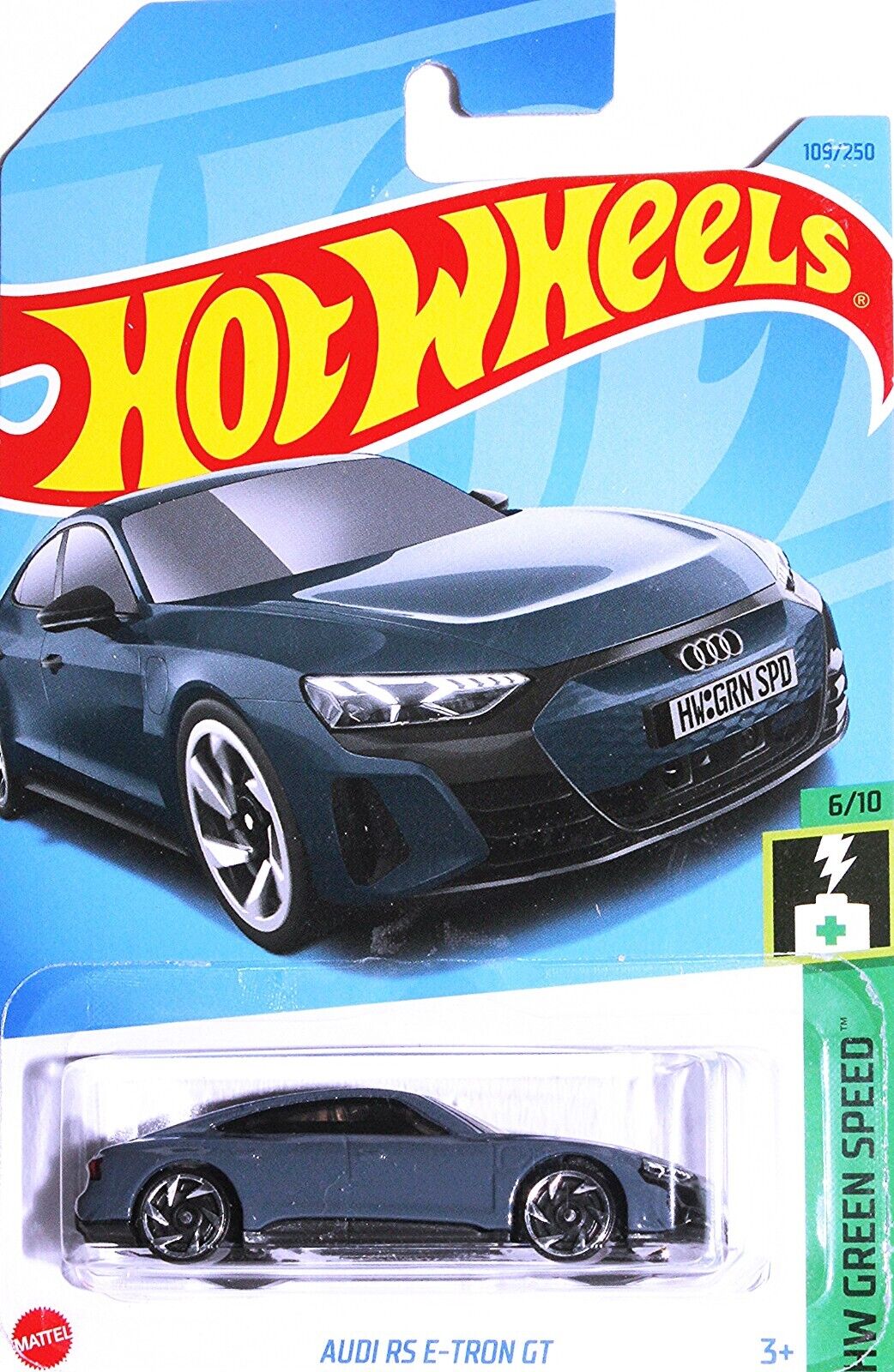 Hot Wheels Audi RS E-Tron GT HW Green Speed 6/10 109/250